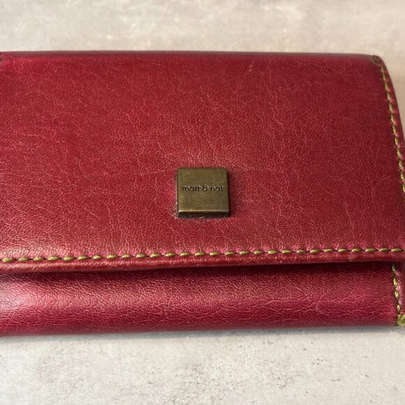 Matt & Nat Small Pink/Raspberry Wallet - Picture 2 of 6